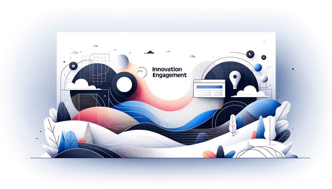 Image minimaliste représentant l'innovation et l'engagement dans la publicité